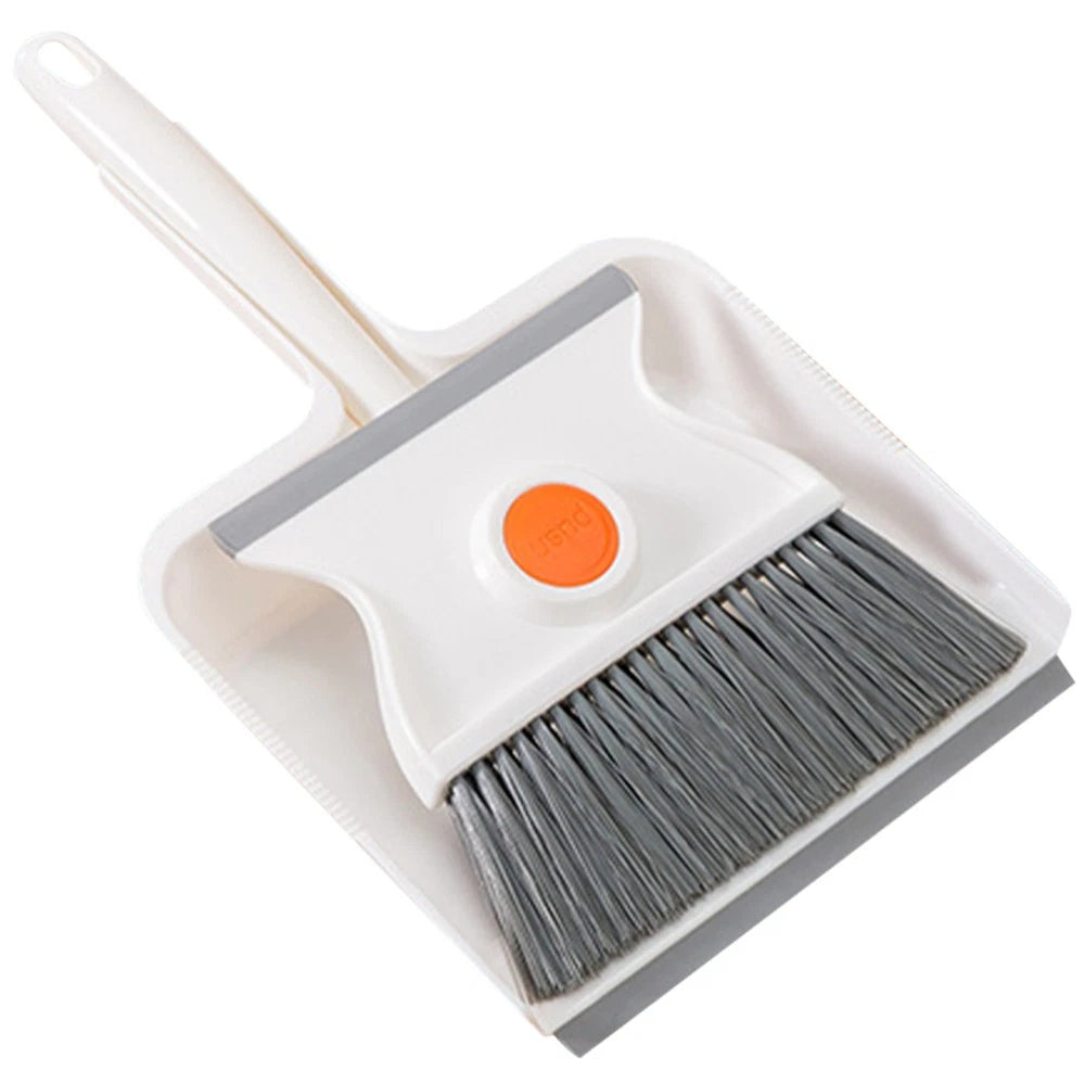 Broom Dustpan Set Child Toddler Desk and Table Cleaning Kit Brushes