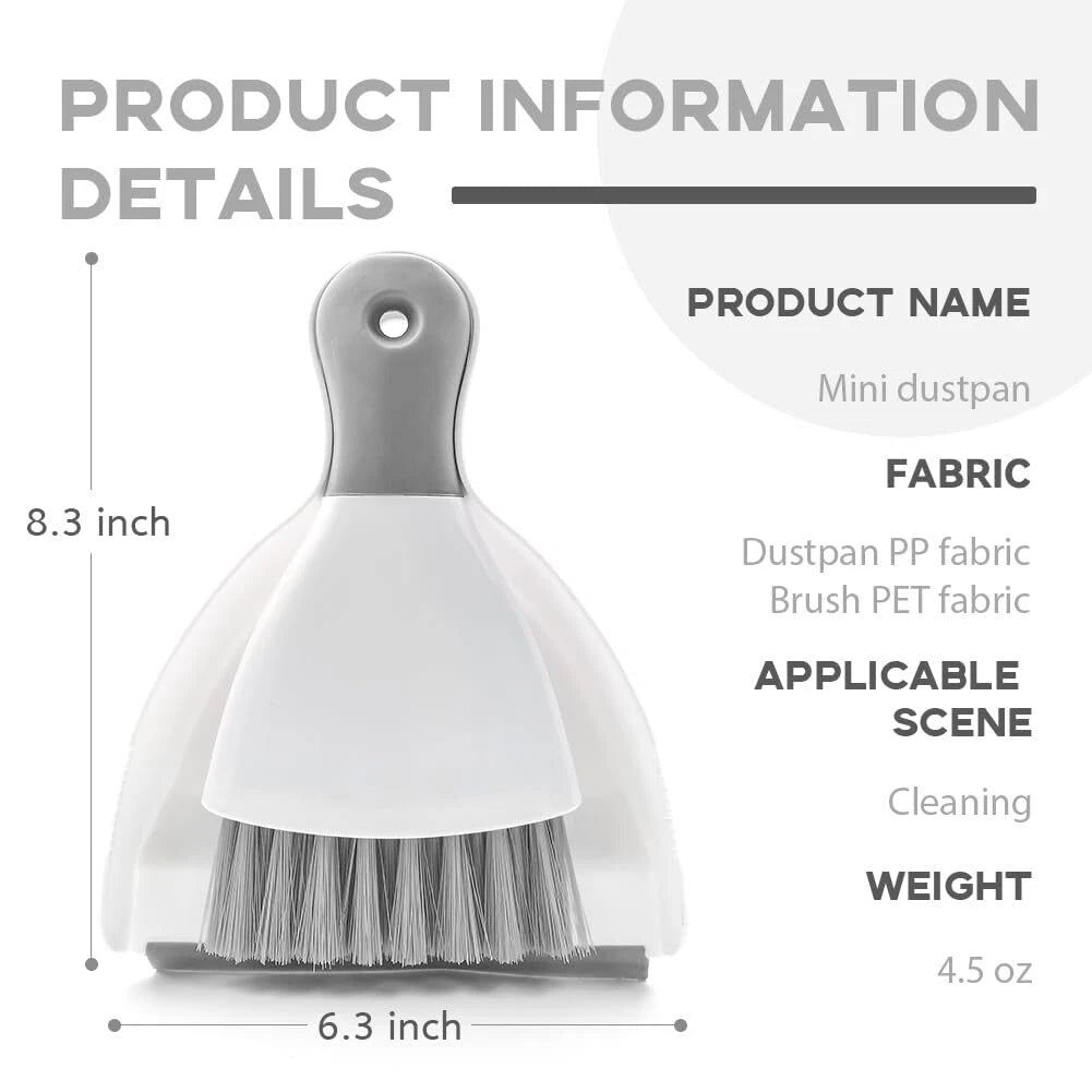 Dust pan Broom Brush Dustpan - Dustpan and Brush SetMini dust Pans with Brush...