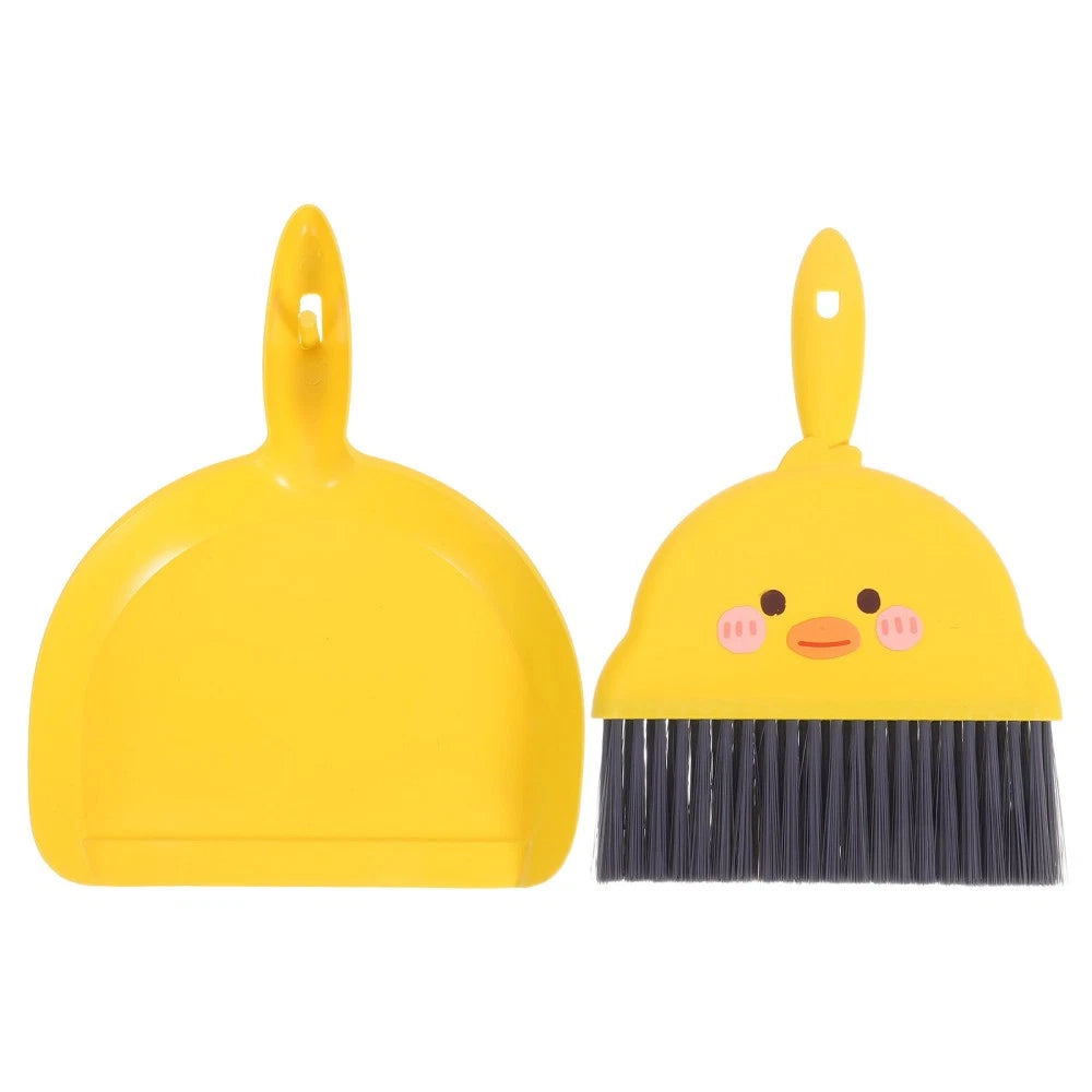 Dustpan Broom Combination Mini Brush and Set Table Small for Desktop Cleaning