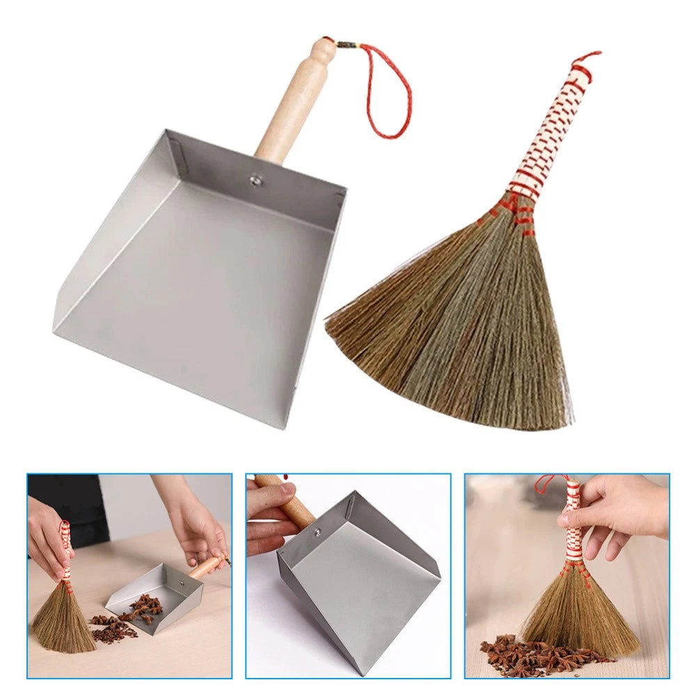 Desktop Cleaning Kit Child Small Dustpan Set and Broom Mini Brush