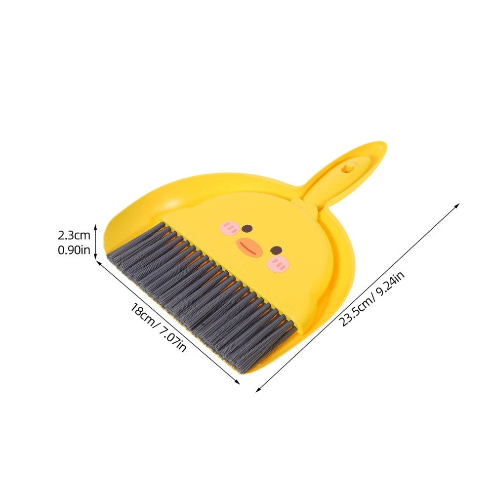 Dustpan Broom Combination Mini Brush and Set Table Small for Desktop Cleaning