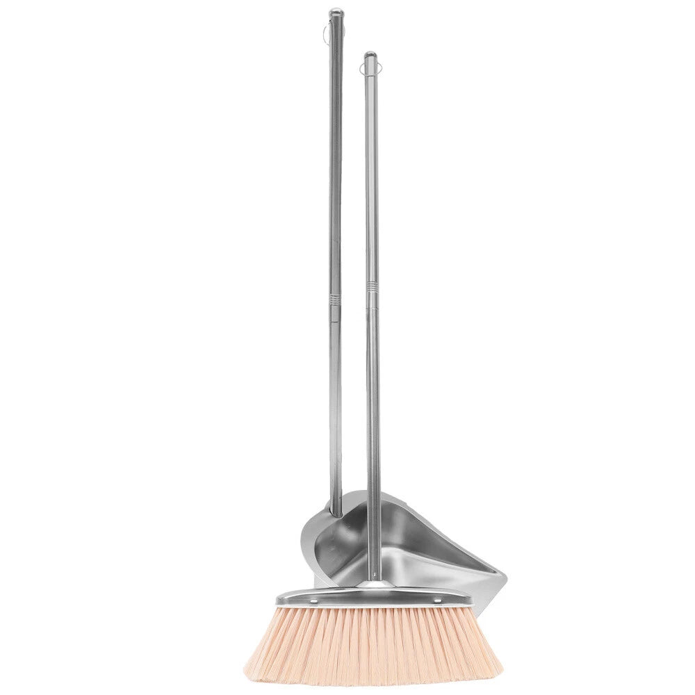 Broom Garbage Set Office Dust Pan and Brushes Cleaning Dustpan for Home