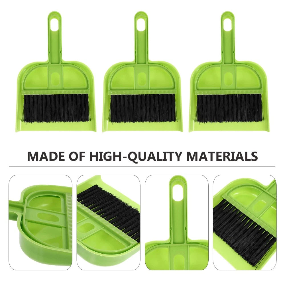 4 PCS Cleaning Brush Set Child Desktop Dustpan and Broom Mini with