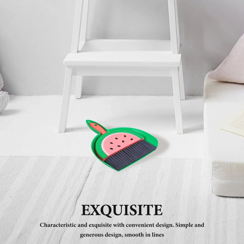 Mini Broom Set Desktop Small Dustpan Sweeping Brush and Child Dad
