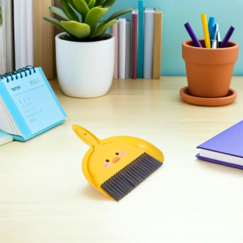 Dustpan Broom Combination Mini Brush and Set Table Small for Desktop Cleaning