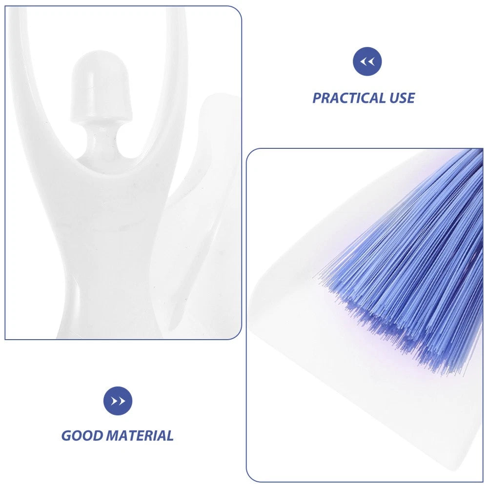 3 PCS Pet Cleaning Tools Small Dustpan Brush Sets Broom Hand Whisk Hamster
