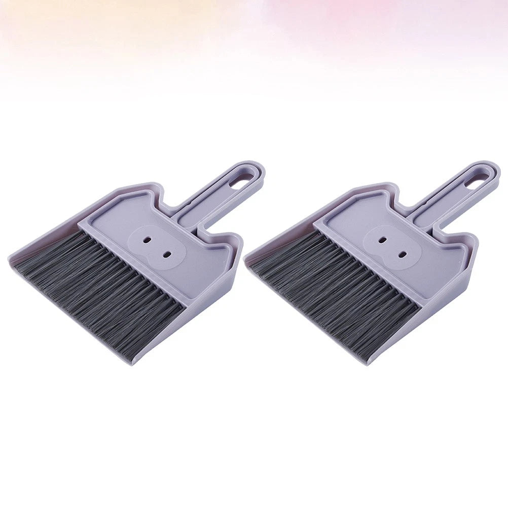 2 Sets Keyboard Cleaning Brush Child Hand Broom Dust Pan Small Dustpan