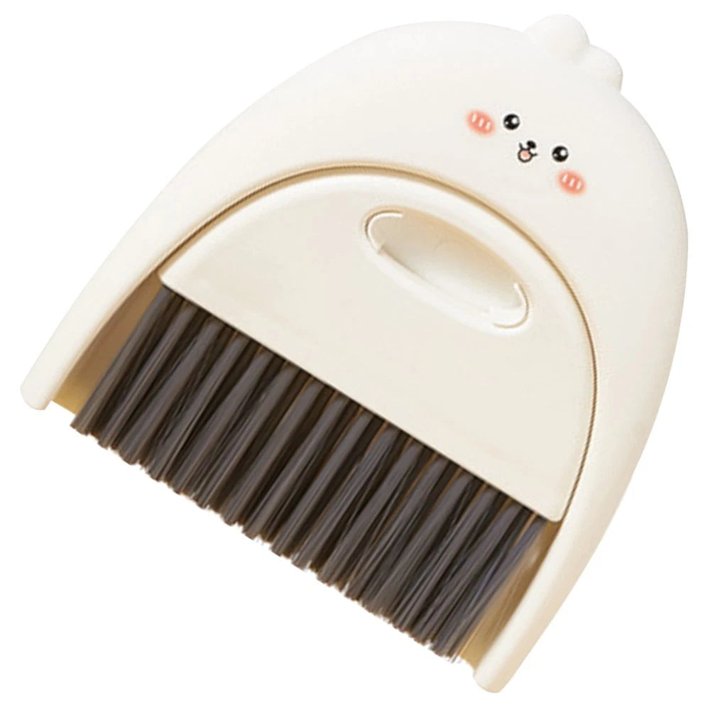Mini Dustpan Set Baby Child Small Plastic Broom and Tabletop Cleaning Brush