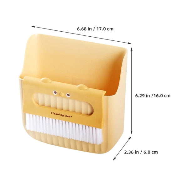 Cleaning Broom Set Portable Brush sweeper with Dust Pan Countertop