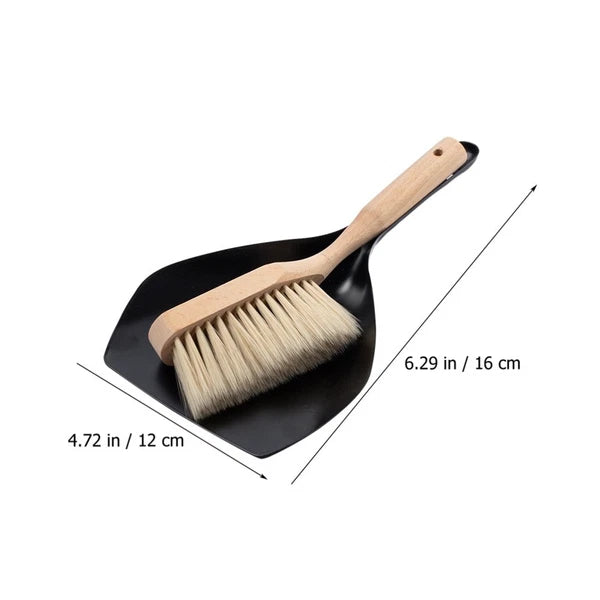 Garbage and Broom Set Sweeping Brush Dustpan Small Child Mini Portable