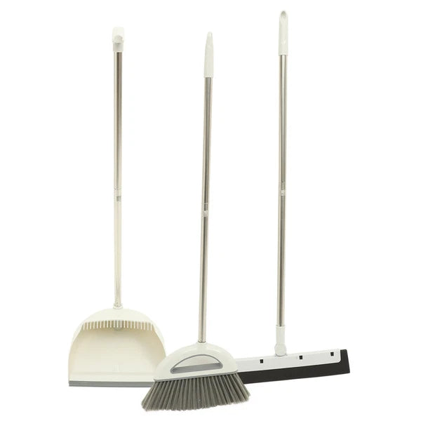 Broom Set Cleaning Supply Kit Household Sweeper with Dustpan Office Floor