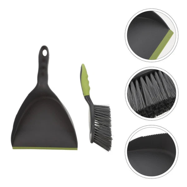 1 Set of Household  Dustpan and Broom Compact Home and Desktop Cleaning Tool