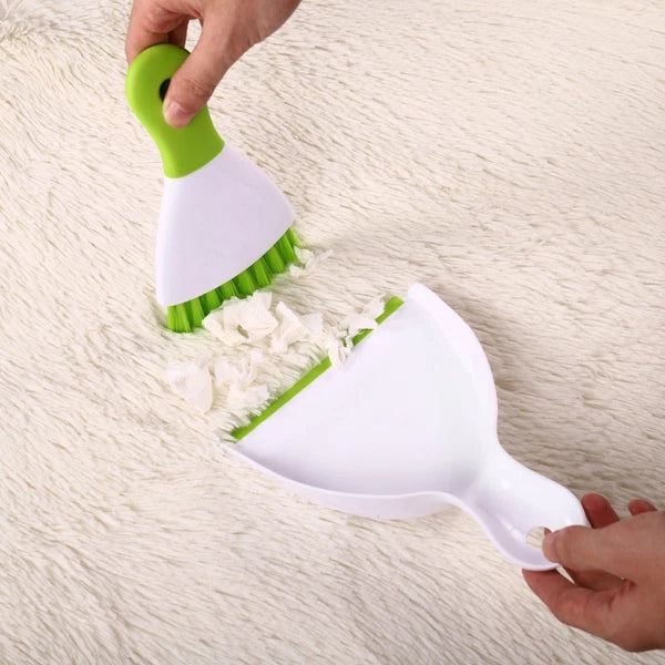 Mini Broom Set Desktop and Dustpan Small Cleaning Utensils Tools