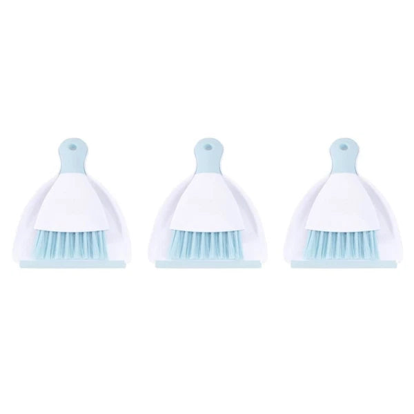 3 PCS Convenient Small Dustpan Set Cleaning Broom Household Supplies