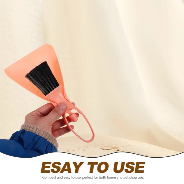 Cleaning Tool Set Mini Broom and Dustpan Small Animal Cage Cleaner