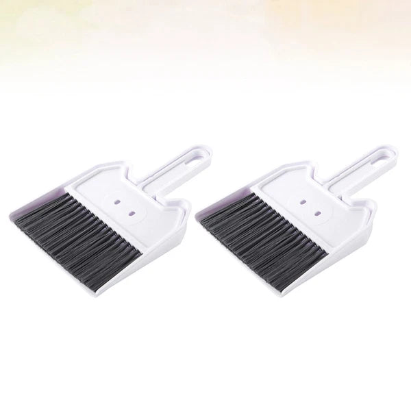 2 Sets Keyboard Cleaning Brush Child Mini Broom With Dustpan-