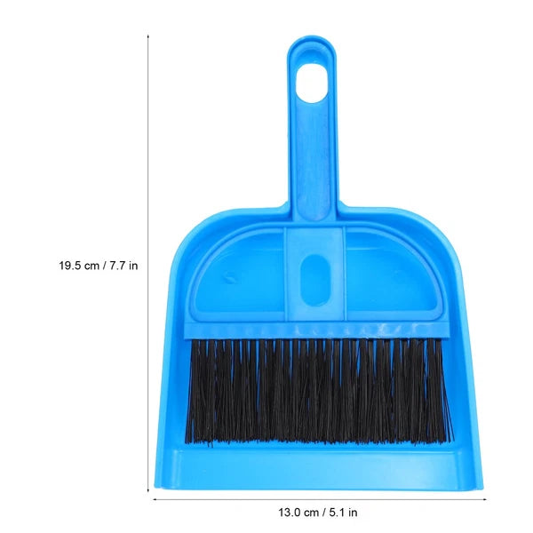 3 Sets Of Household Desktop Pet Cage Small Brooms Dustpans Small Dustpans Brooms