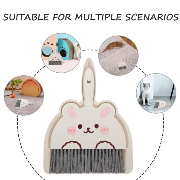 Mini Broom Set Child Travel and Dust Pan Cleaning Brushes for Household