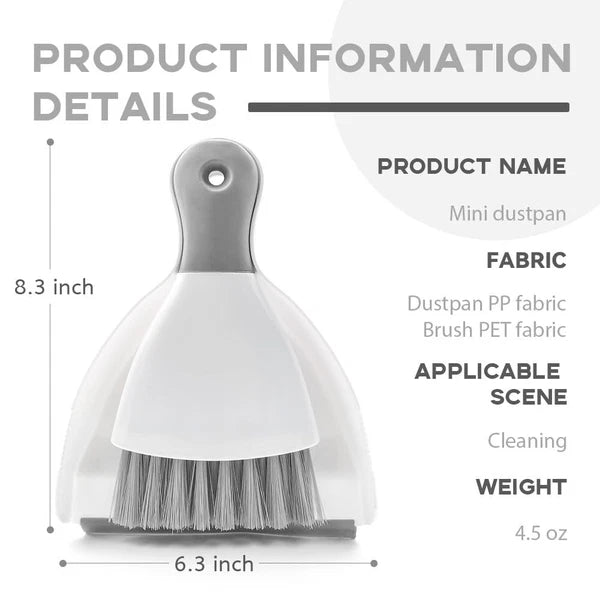 Dust pan Broom Brush Dustpan - Dustpan and Brush SetMini dust Pans with Brush...