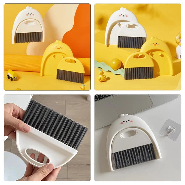 Mini Dustpan Set Child Baby Desktop Broom and Tabletop Cleaning Brush