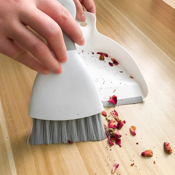 Dust pan Broom Brush Dustpan - Dustpan and Brush SetMini dust Pans with Brush...