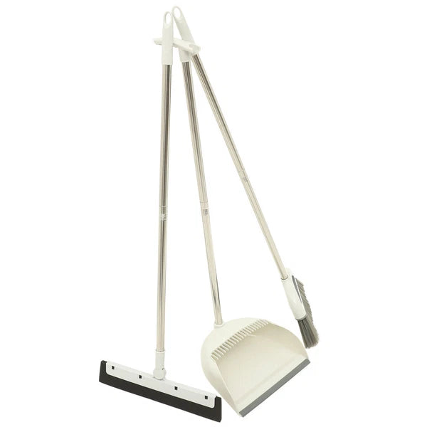 Broom Set Cleaning Supply Kit Household Sweeper with Dustpan Office Floor