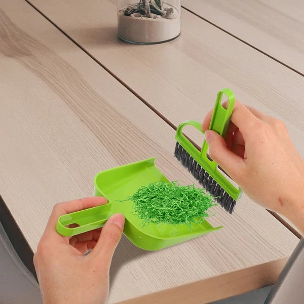 Desktop Broom Set Miniature Dustpan Brush Child Detail Car Detailing