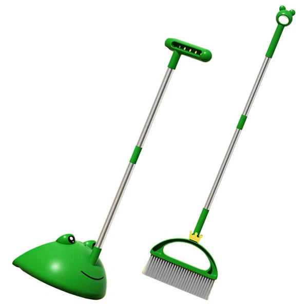 Children's Broom Set Student Household Cleaning Tools with Dust Pan