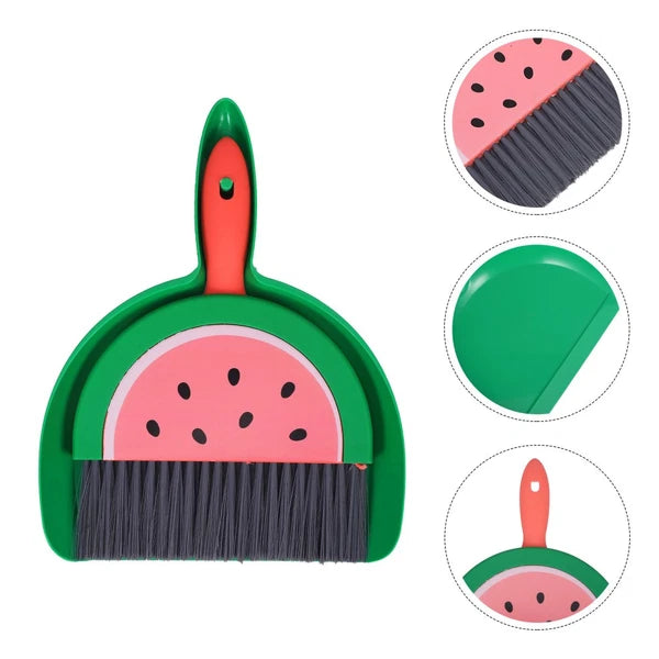 Mini Broom Set Desktop Small Dustpan Sweeping Brush and Child Dad