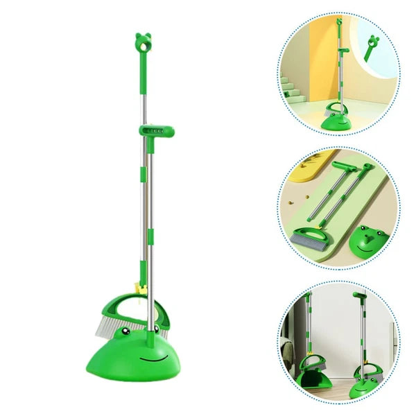 Children's Broom Set Student Household Cleaning Tools with Dust Pan