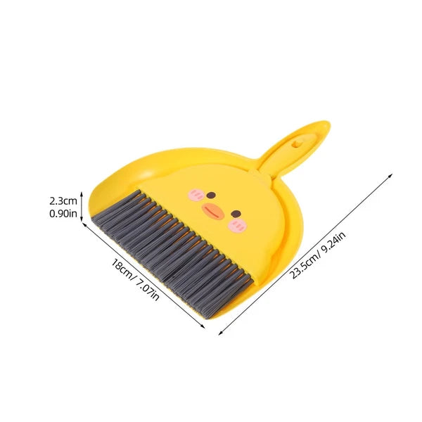 Dustpan Broom Combination Mini Brush and Set Table Small for Desktop Cleaning