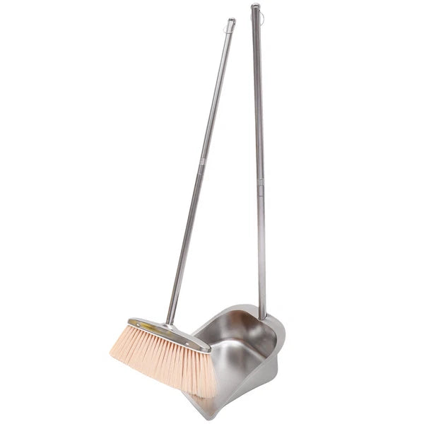 Broom Garbage Set Office Dust Pan and Brushes Cleaning Dustpan for Home