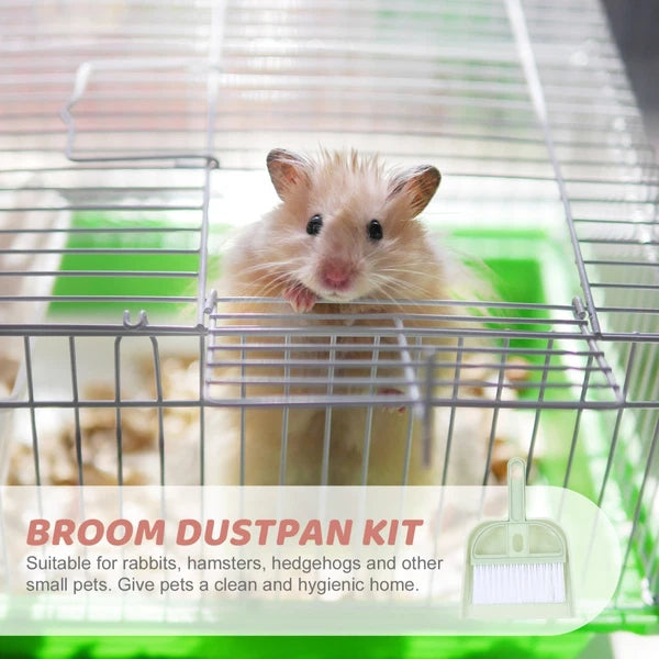 6 Sets Cleaning Artifact Dust Pan and Broom Miniature Brush Dustpan Bulk