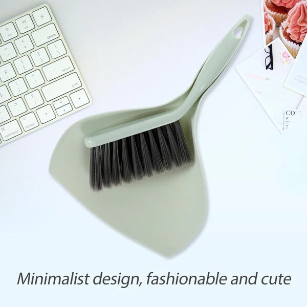 Desktop Cleaning Broom Brush and Dustpan Set Sweeping Soft Small