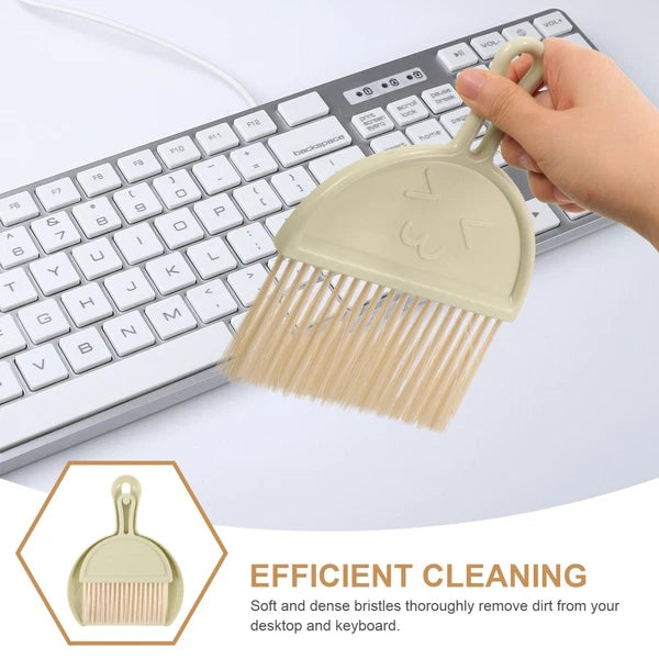 Cleaning Brush Set Dust Pan Brushes Child Desktop Dustpan Broom with