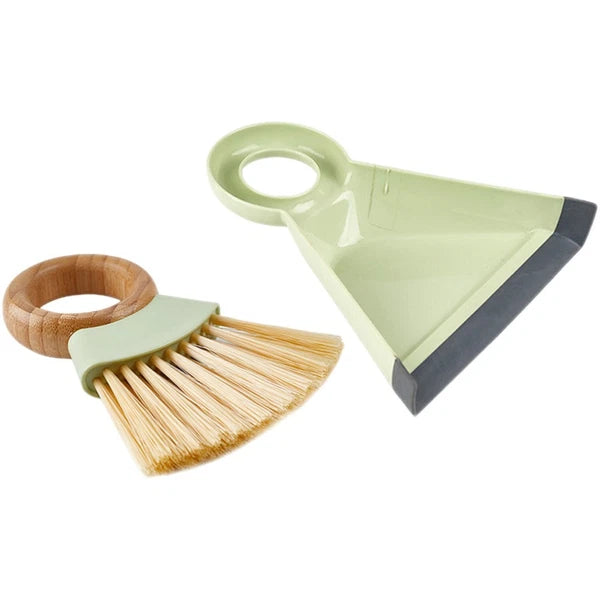 1 Set Mini Cleaning Brush and Dustpan Table Sweep Broom for Computer Keyboard