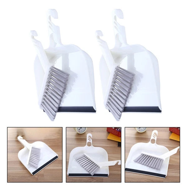 2 Sets Kitchen Cleaning Desktop Broom Mini Dustpan and Brush Child