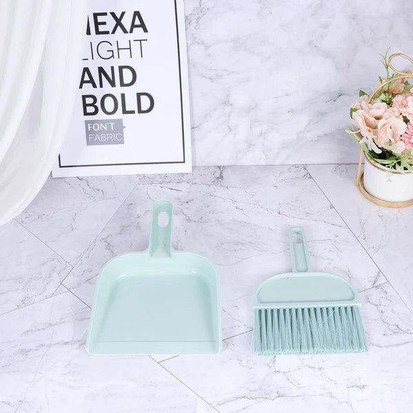 2 Sets Mini Dustpan Broom Pet Cleaning Small Animal Cage Cleaner Hamster