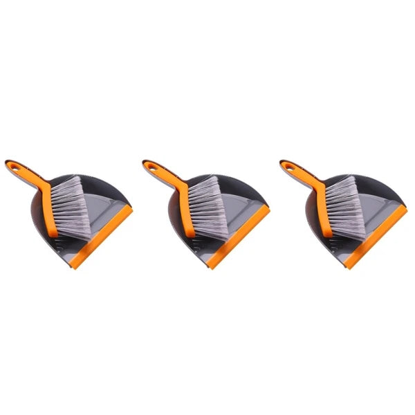 3 PCS Mini Broom Set Dust Pan and Brush Sets Desktop Dustpan Small