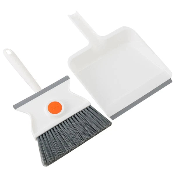 Broom Dustpan Set Toddler Tiny Brush and Desk Table Cleaning Kit