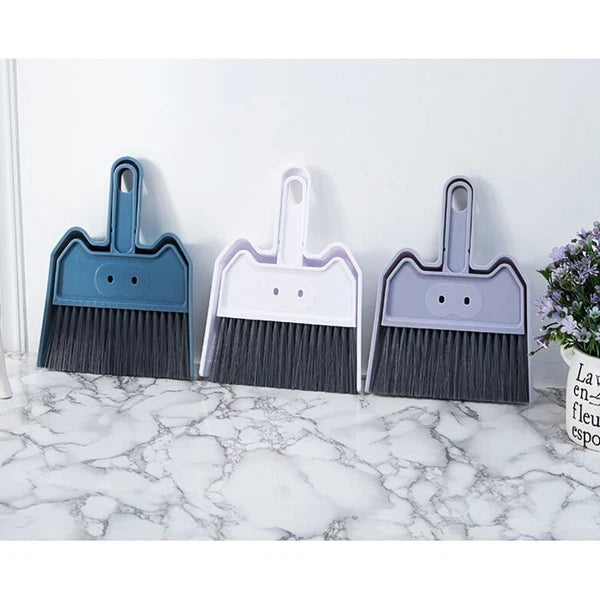 2 Sets Keyboard Cleaning Brush Child Mini Broom With Dustpan-