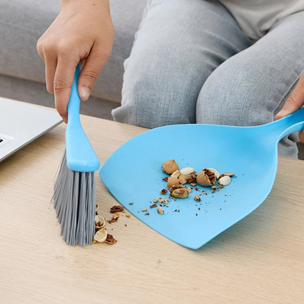 Mini Broom Set Small Dustpan and Brush Household Cleaning Supplies Desktop