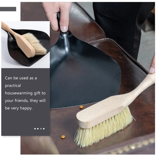 Garbage and Broom Set Sweeping Brush Dustpan Small Child Mini Portable