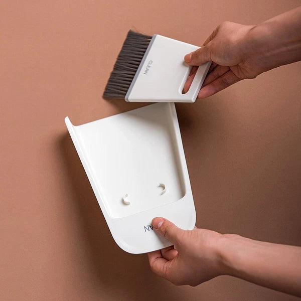 new Wet dry Mini Bar Desktop Sweep Cleaning Brush Small Broom Dustpan Set clean