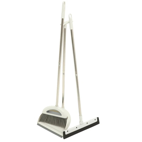 Broom Set Cleaning Supply Kit Household Sweeper with Dustpan Office Floor