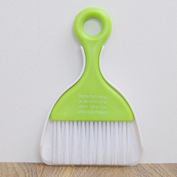 2 Sets Dust Removal Broom Child Keyboard Small Table Top Dustpan