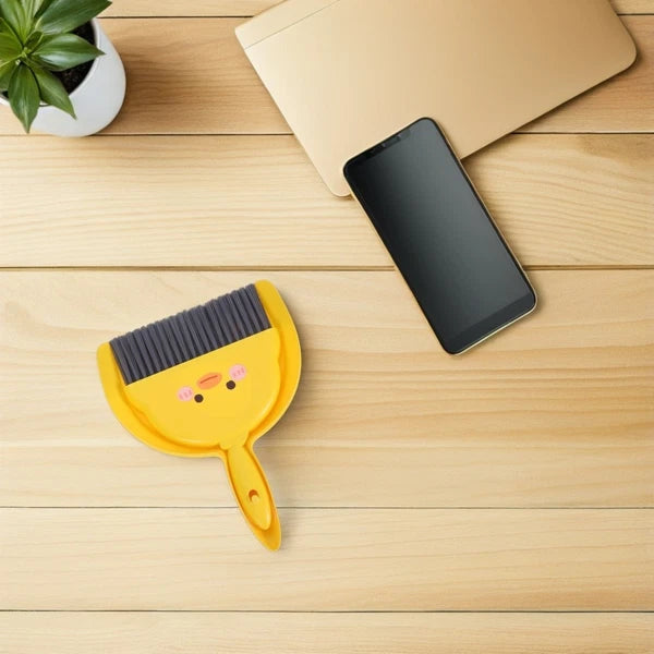 Dustpan Broom Combination Mini Brush and Set Table Small for Desktop Cleaning