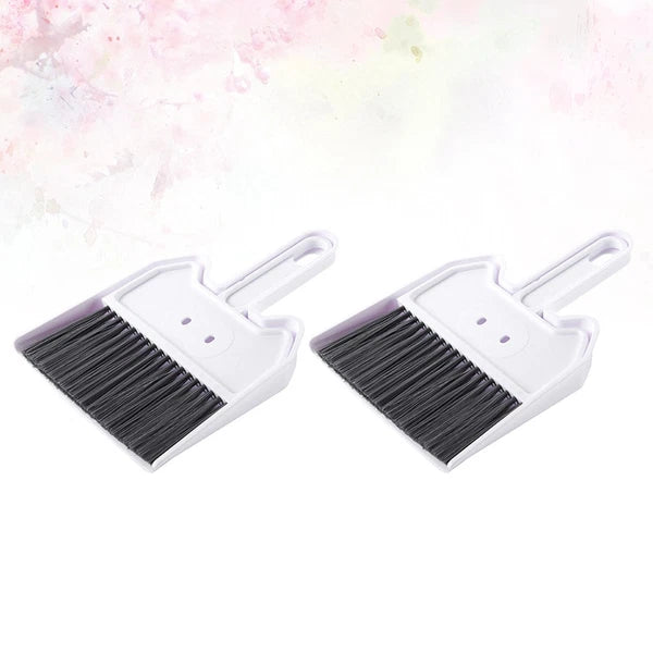 2 Sets Keyboard Cleaning Brush Child Hand Broom Dust Pan Small Dustpan