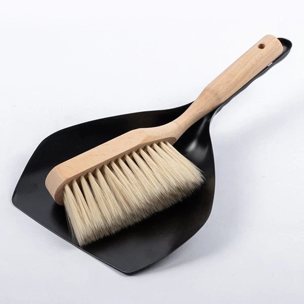 Garbage and Broom Set Sweeping Brush Dustpan Small Child Mini Portable