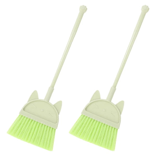 2 Pcs Children's Broom Set Toddler Baby Dust Pan and Kids Dustpan